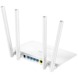 Cudy WR1200 router inalámbrico Ethernet rápido Doble banda (2,4 GHz / 5 GHz) Blanco, Wi-Fi 5 (802.11ac), Router de mesa