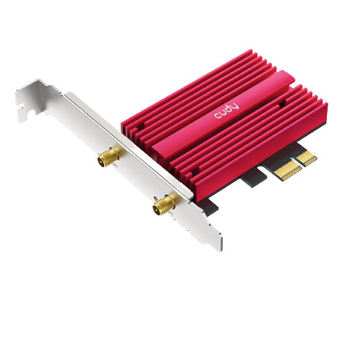 Cudy WE4000 tarjeta de red Interno WLAN / Bluetooth 2400 Mbit/s, Inalámbrico, PCI Express, Wi-Fi 6 (802.11ax)