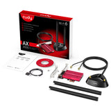 Cudy WE4000 tarjeta de red Interno WLAN / Bluetooth 2400 Mbit/s, Inalámbrico, PCI Express, Wi-Fi 6 (802.11ax)