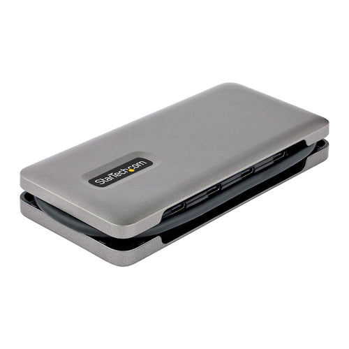 StarTech.com Hub USB C de 4 Puertos, 4 Puertos USB Tipo C, USB 3.1 de 10Gbps - Concentrador Ladrón USB Tipo C con Entreg