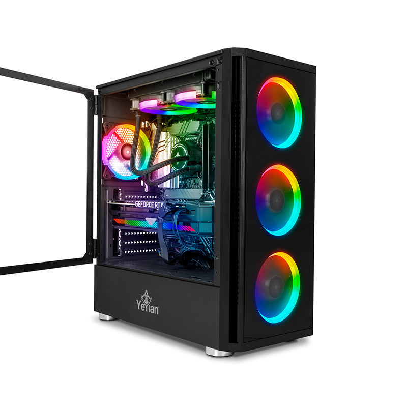 Yeyian Yari X24 Intel® Core™ i7 i7-12700KF 32 GB DDR5-SDRAM 3 TB HDD+SSD NVIDIA GeForce RTX 3070 Ti Windows 11 Home Midi