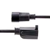 StarTech.com 1415R-3F-POWER-CORD Cable Negro Macho Hembra 1 m
