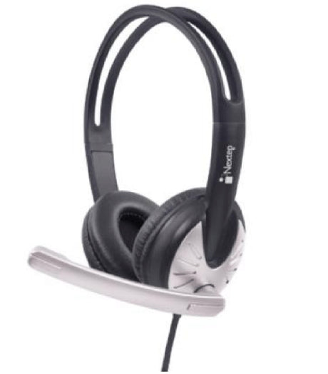 Nextep NE-426 auricular y casco Auriculares Alámbrico Diadema Llamadas/Música Negro, Blanco