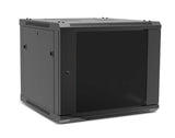 Nexxt Solutions - Rack armario - instalable en pared - RAL 9005, negro barniz - 9U - 19"
