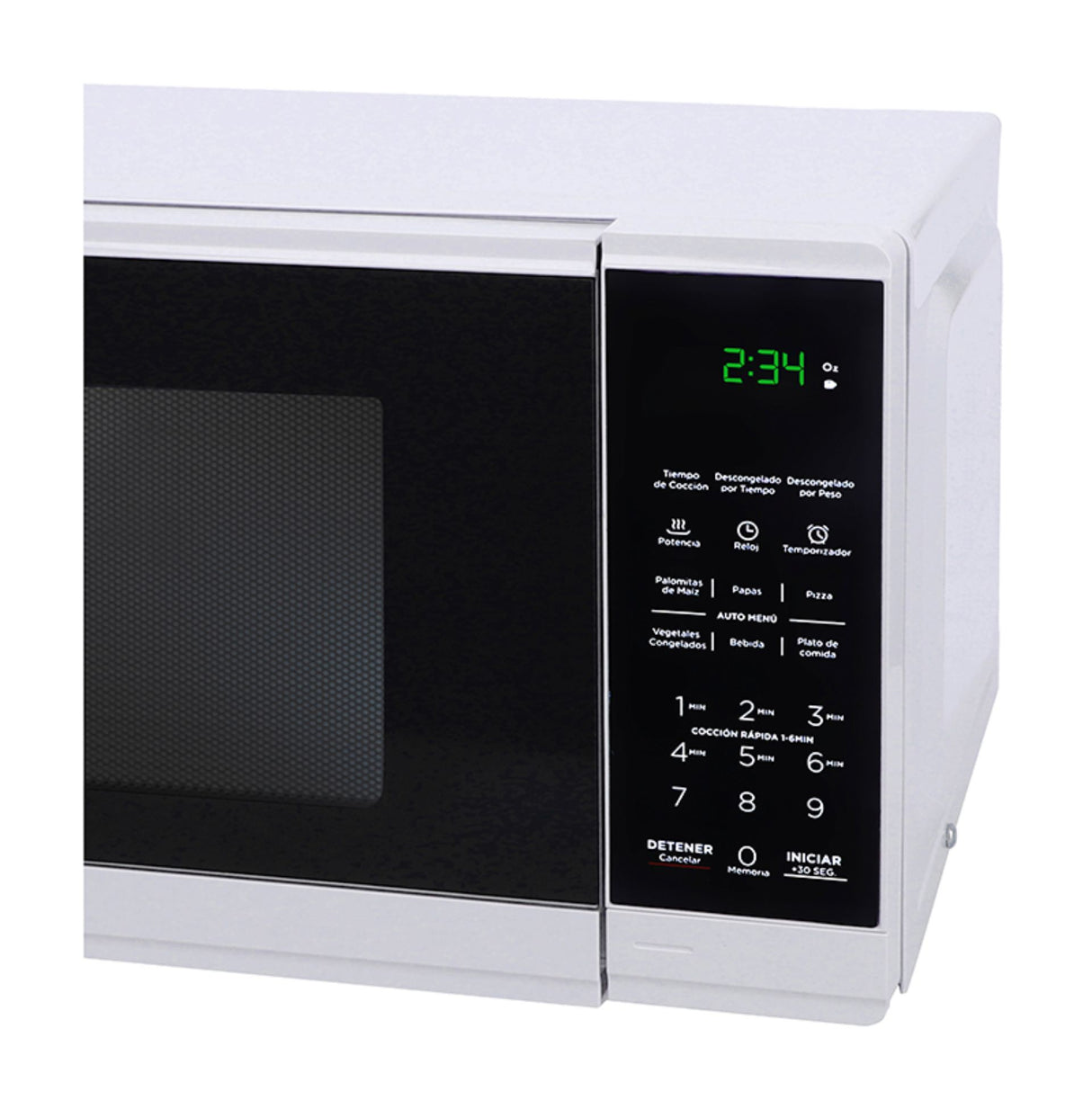 Midea MMDF07S2BW microondas Negro, Blanco Microondas combinado Mostrador 30 L, Pantalla incorporada, Tocar