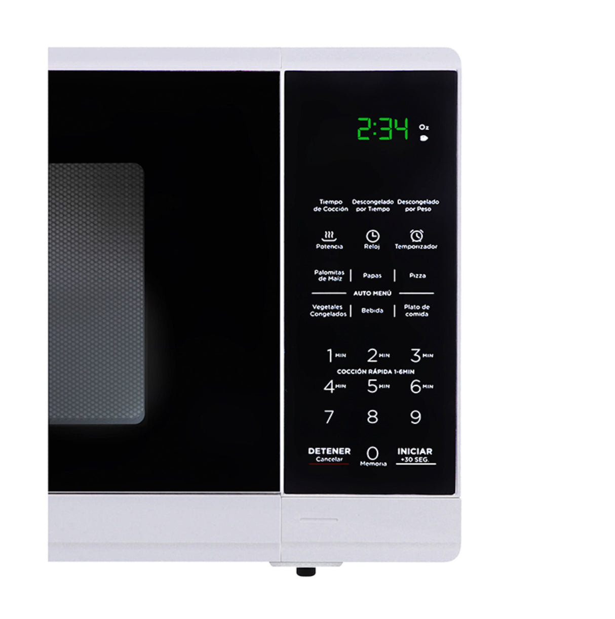 Midea MMDF07S2BW microondas Negro, Blanco Microondas combinado Encimera 30 L