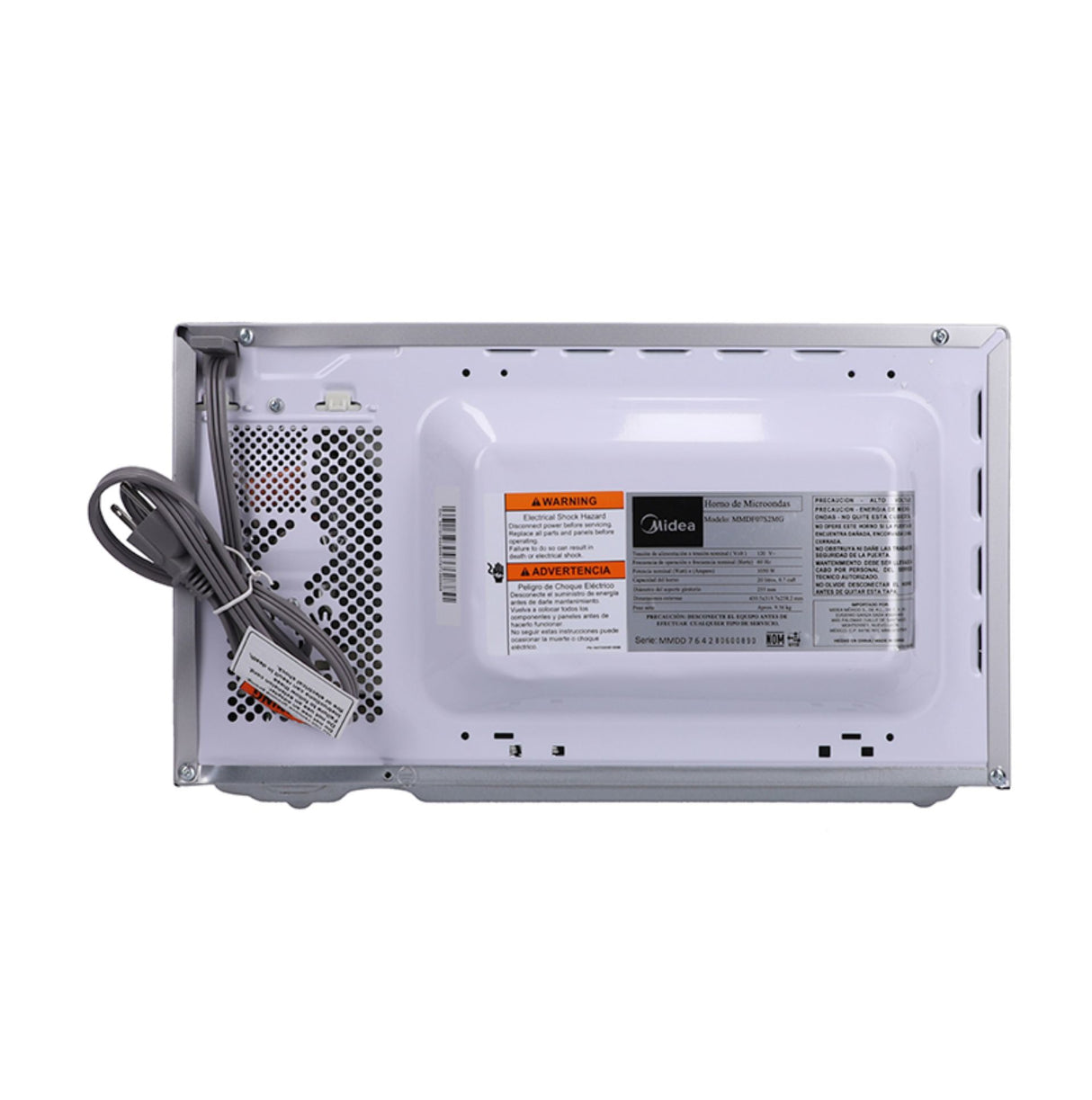 Midea MMDF07S2MG microondas Plata Microondas combinado Encimera 20 L