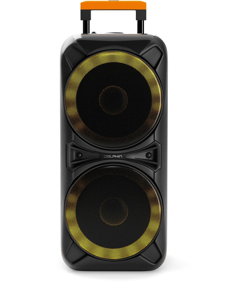 BOCINA DOLPHIN MOD. KP240 2X10" BT USB AUX MIC
