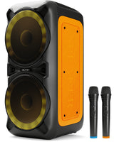 BOCINA DOLPHIN MOD. KP240 2X10" BT USB AUX MIC