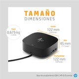 HP Base de acoplamiento USB-C G5 Essential, Alámbrico, USB 3.2 Gen 1 (3.1 Gen 1) Type-C, Negro