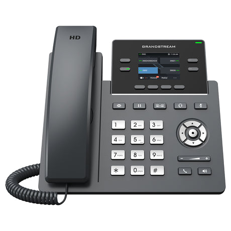 Grandstream Networks GRP2612G teléfono IP Negro 4 líneas LCD, Terminal con conexión por cable