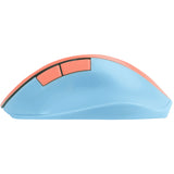 Perfect Choice Thumb ratón Oficina Diestro RF inalámbrico 1600 DPI, Diseño vertical, Azul, Naranja