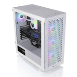 Thermaltake CA-1S3-00M6WN-03 gabinete de computadora Midi Tower Blanco, ATX, Micro ATX, Mini-ITX
