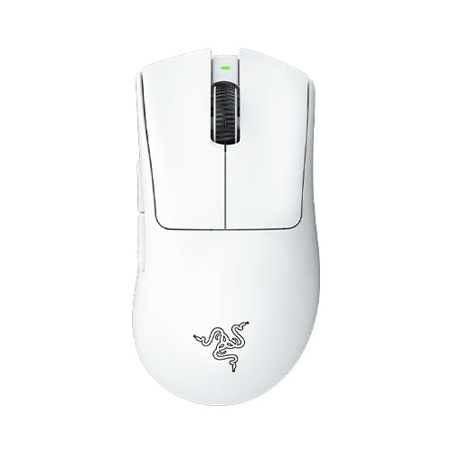 Razer DeathAdder V3 Pro ratón Juego Diestro RF Wireless + USB Type-C Óptico 30000 DPI, Blanco