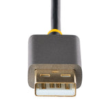 StarTech.com Cable 30cm Adaptador HDMI a DisplayPort - Activo - 4K 60Hz - Conversor HDMI 2.0 a DP 1.2 - HDR - Alimentado
