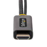 StarTech.com Cable 30cm Adaptador HDMI a DisplayPort - Activo - 4K 60Hz - Conversor HDMI 2.0 a DP 1.2 - HDR - Alimentado