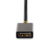StarTech.com Cable 30cm Adaptador HDMI a DisplayPort - Activo - 4K 60Hz - Conversor HDMI 2.0 a DP 1.2 - HDR - Alimentado