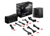 MSI MPG A1000G PCIE5 unidades de fuentes de alimentación 1000 W 100 - 240 V 50/60 Hz Activo