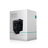 DeepCool AK400 ZERO DARK sistemas de refrigeración para ordenadores Procesador Refrigerador de aire 12 mm 500 RPM