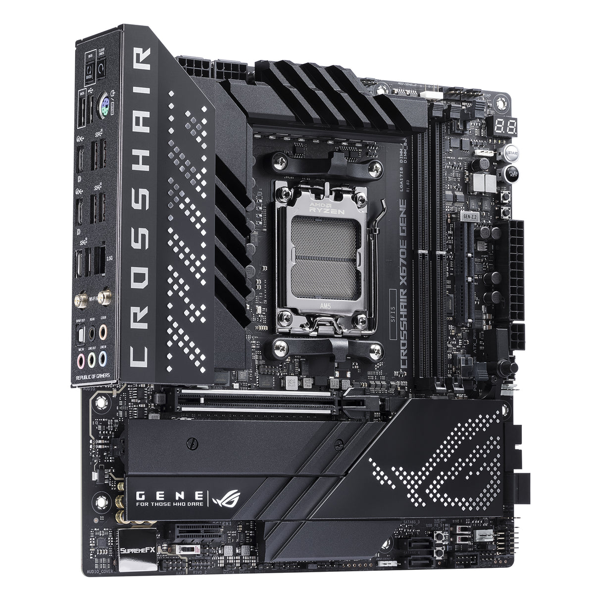 ASUS ROG CROSSHAIR X670E GENE placas base AMD Zócalo AM5 Zócalo AM5 DDR5-SDRAM