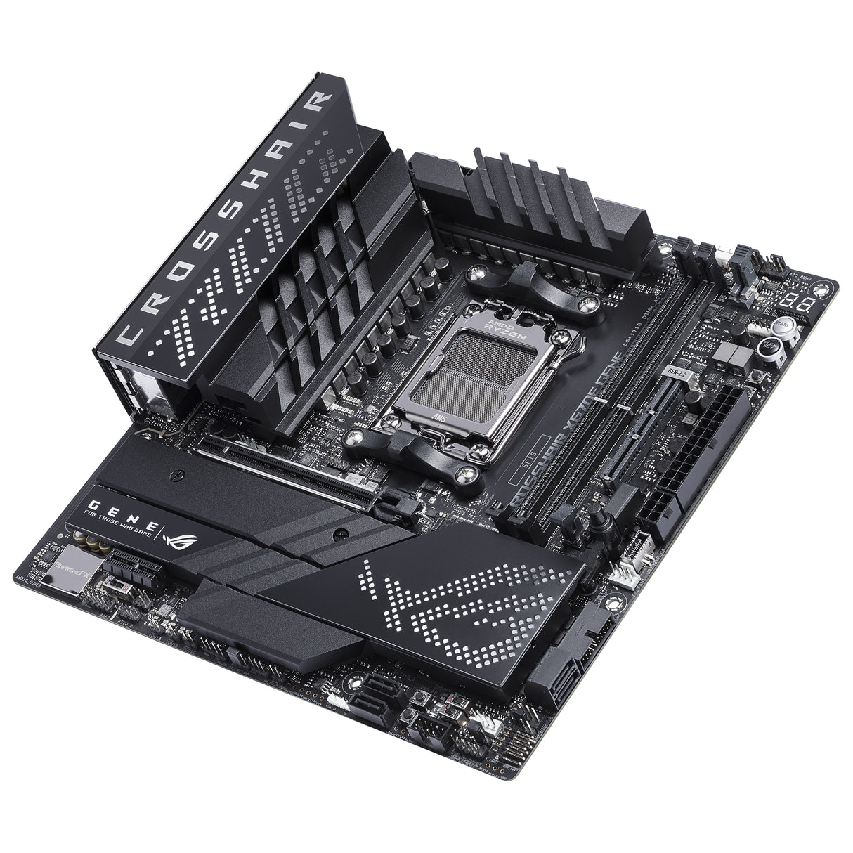 ASUS ROG CROSSHAIR X670E GENE placas base AMD Zócalo AM5 Zócalo AM5 DDR5-SDRAM