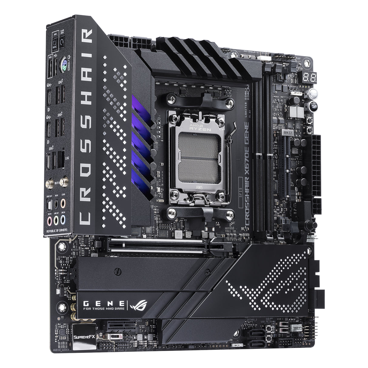 ASUS ROG CROSSHAIR X670E GENE placas base AMD Zócalo AM5 Zócalo AM5 DDR5-SDRAM