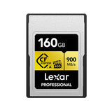 Lexar LCAGOLD160G-RNENG memoria flash 160 GB CFexpress, 900 MB/s, Resistente a golpes, Resistente a la temperatura