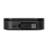 Targus DOCK116GLZ base para laptop o replicador de puertos Alámbrico USB 3.2 Gen 2 (3.1 Gen 2) Type-C Negro, 10 Gbit/s