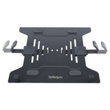 StarTech.com Soporte de Montaje para Portátil - Soporte VESA de Monitor de 34 Pulgadas (8kg) o Bandeja VESA Articulada para Portátil (4,5kg) - Montaje en Grommet/Mordaza Laptop Negro Plástico, Acero 33 cm (13") 86,4 cm (34")