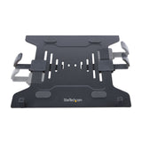 StarTech.com Soporte de Montaje para Portátil - Soporte VESA de Monitor de 34 Pulgadas (8kg) o Bandeja VESA Articulada para Portátil (4,5kg) - Montaje en Grommet/Mordaza Laptop Negro Plástico, Acero 33 cm (13") 86,4 cm (34")
