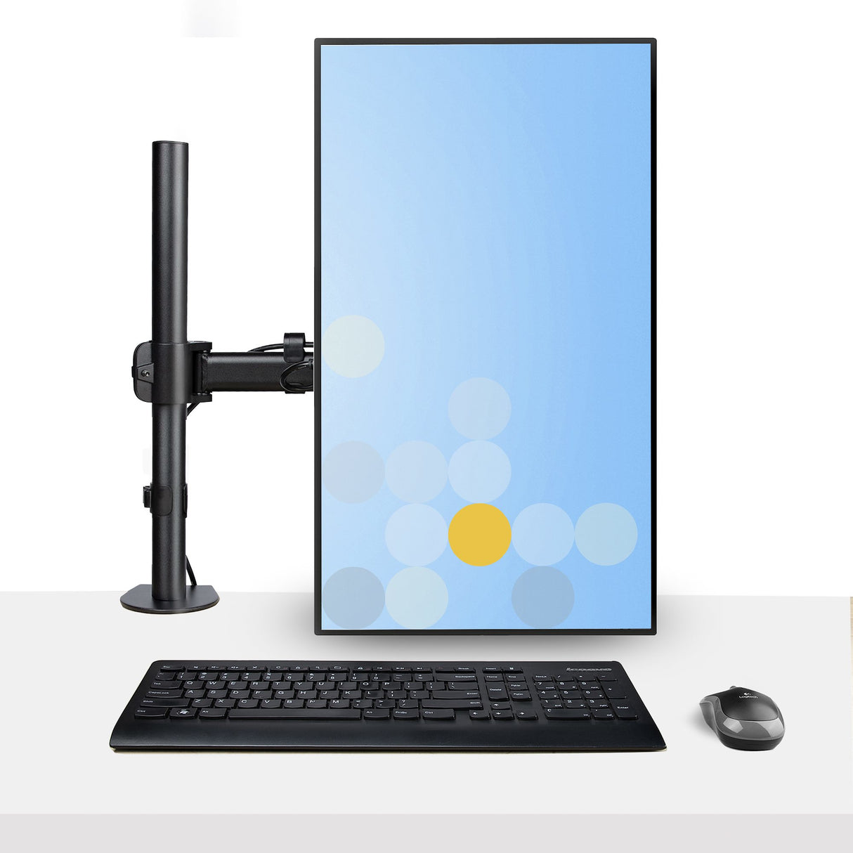 StarTech.com Soporte de Montaje para Portátil - Soporte VESA de Monitor de 34 Pulgadas (8kg) o Bandeja VESA Articulada para Portátil (4,5kg) - Montaje en Grommet/Mordaza Laptop Negro Plástico, Acero 33 cm (13") 86,4 cm (34")