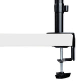 StarTech.com Soporte de Montaje para Portátil - Soporte VESA de Monitor de 34 Pulgadas (8kg) o Bandeja VESA Articulada para Portátil (4,5kg) - Montaje en Grommet/Mordaza Laptop Negro Plástico, Acero 33 cm (13") 86,4 cm (34")