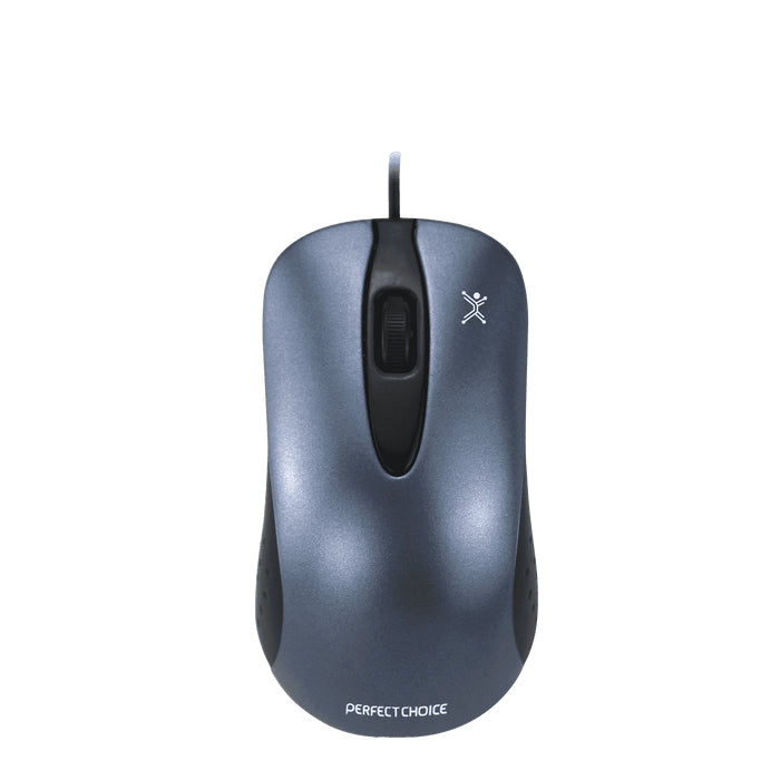 Perfect Choice PC-201700 teclado Ratón incluido Oficina USB QWERTY Negro, Alámbrico, Interruptor de membrana
