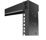 Nexxt Solutions - Rack marco abierto - 2 postes - instalable en el suelo - RAL 9005, negro barniz - 25U - 19"