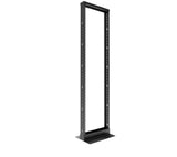Nexxt Solutions - Rack marco abierto - 2 postes - instalable en el suelo - RAL 9005, negro barniz - 25U - 19"