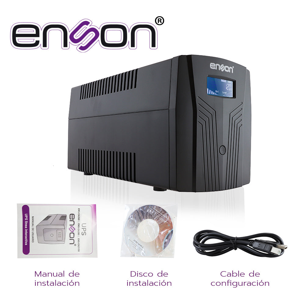 Enson ENS-EA2150 sistema de alimentación ininterrumpida (UPS) Línea interactiva 1.5 kVA 900 W