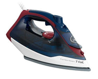T-Fal FV2833X0 plancha Plancha de vapor en seco Piso antiderrapante de cerámica 1600 W Azul, Blanco, Integrado, Giratori