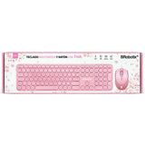 BRobotix 6001196 teclado Ratón incluido USB Rosa