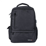 TechZone TZ21LBP09 mochila Mochila casual Negro Nylon, Poliéster, Unisex, Compartimento del portátil