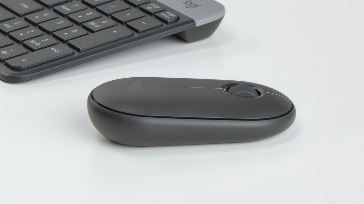 Logitech Logitech Pebble M350 Ratón 1 Vertical Viajes RF Wireless + Bluetooth