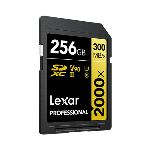 Lexar LSD2000256G-BNNNG memoria flash 256 GB SDXC Clase 10, 300 MB/s, 260 MB/s, Class 3 (U3)
