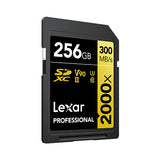 Lexar LSD2000256G-BNNNG memoria flash 256 GB SDXC Clase 10, 300 MB/s, 260 MB/s, Class 3 (U3)