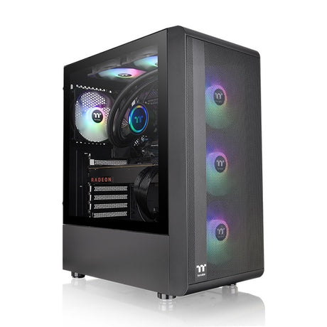 Thermaltake S200 TG ARGB Midi Tower Negro, ATX, Micro ATX, Mini-ITX, CA-1X2-00M1WN-00