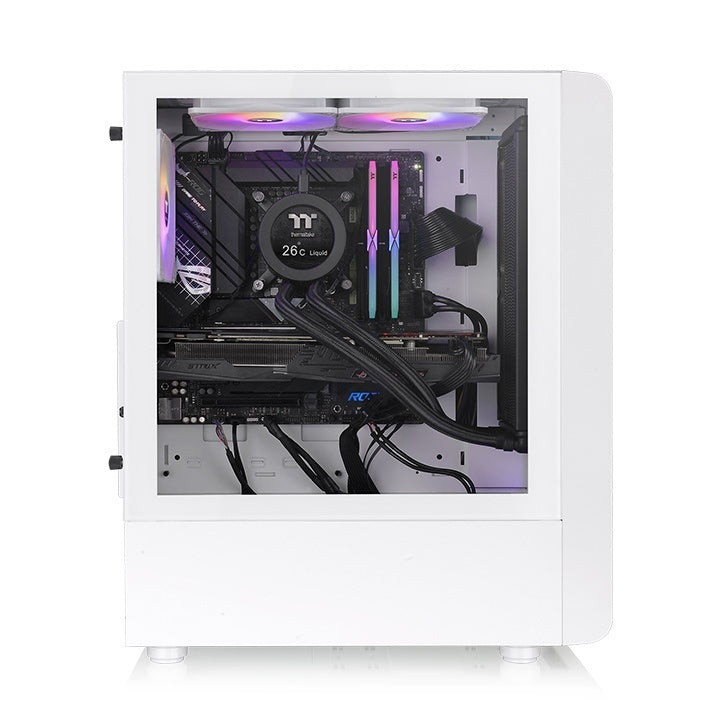 Thermaltake S200 TG ARGB Midi Tower Blanco, ATX, Micro ATX, Mini-ITX, CA-1X2-00M6WN-00