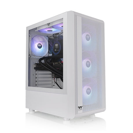 Thermaltake S200 TG ARGB Midi Tower Blanco, ATX, Micro ATX, Mini-ITX, CA-1X2-00M6WN-00