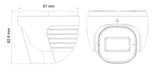 CÁMARA PROVISION TIPO DOMO IP 2MP DE 3.6 MM - SERIE RAINBOW - SERIE S-SIGHT
