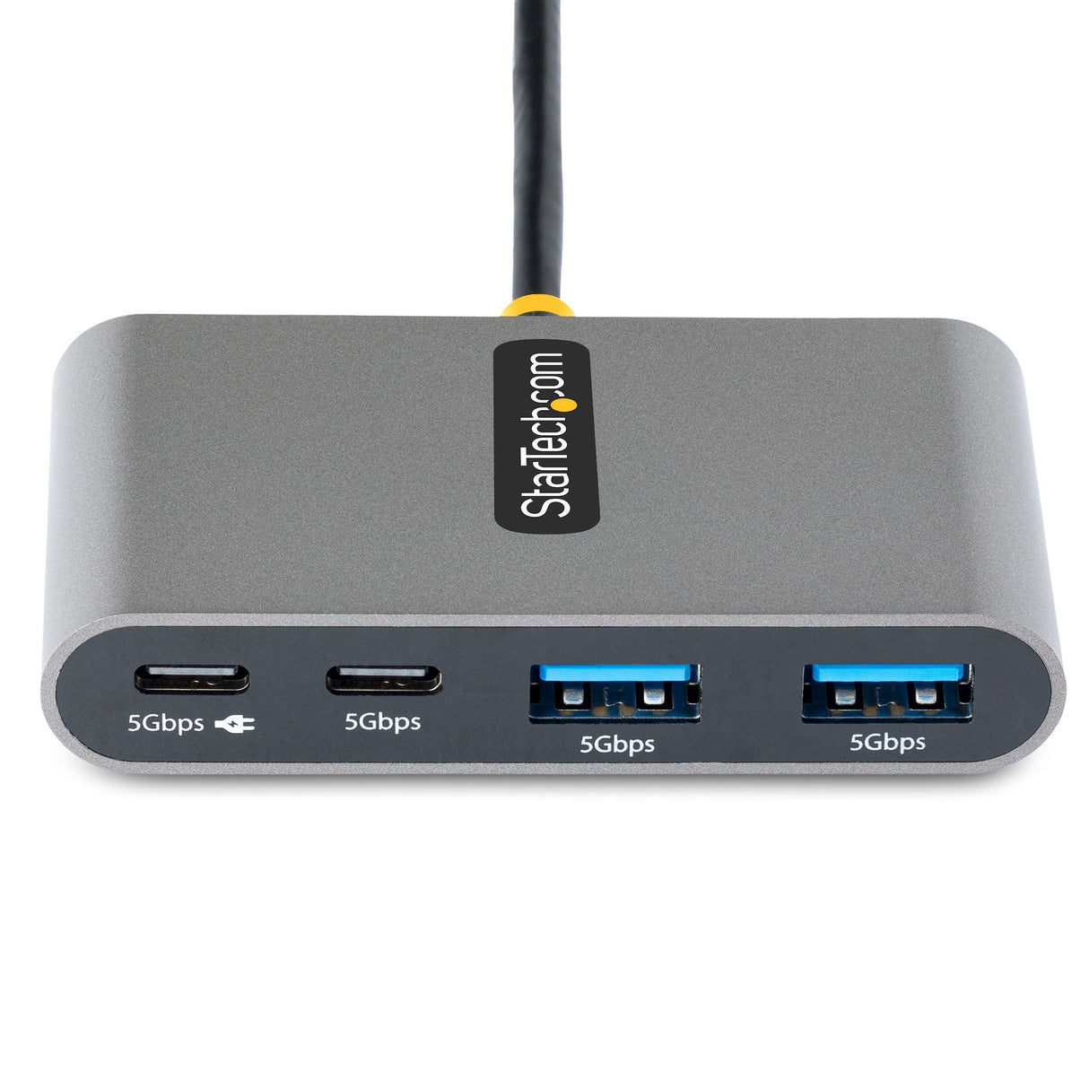 StarTech.com Hub Concentrador USB-C de 4 Puertos con Entrega de Alimentación de 100W de Paso - Ladrón USB Tipo C - - 2x USB-A + 2x USB-C - 5Gbps - Cable de 30cm - Splitter USB - Power Delivery 100W hubs de interfaz USB 3.2 Gen 1 (3.1 Gen 1) Type-C 2 2 4