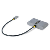 StarTech.com Hub Concentrador USB-C de 4 Puertos con Entrega de Alimentación de 100W de Paso - Ladrón USB Tipo C - - 2x USB-A + 2x USB-C - 5Gbps - Cable de 30cm - Splitter USB - Power Delivery 100W hubs de interfaz USB 3.2 Gen 1 (3.1 Gen 1) Type-C 2 2 4