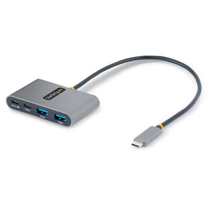 StarTech.com Hub Concentrador USB-C de 4 Puertos con Entrega de Alimentación de 100W de Paso - Ladrón USB Tipo C - - 2x USB-A + 2x USB-C - 5Gbps - Cable de 30cm - Splitter USB - Power Delivery 100W hubs de interfaz USB 3.2 Gen 1 (3.1 Gen 1) Type-C 2 2 4