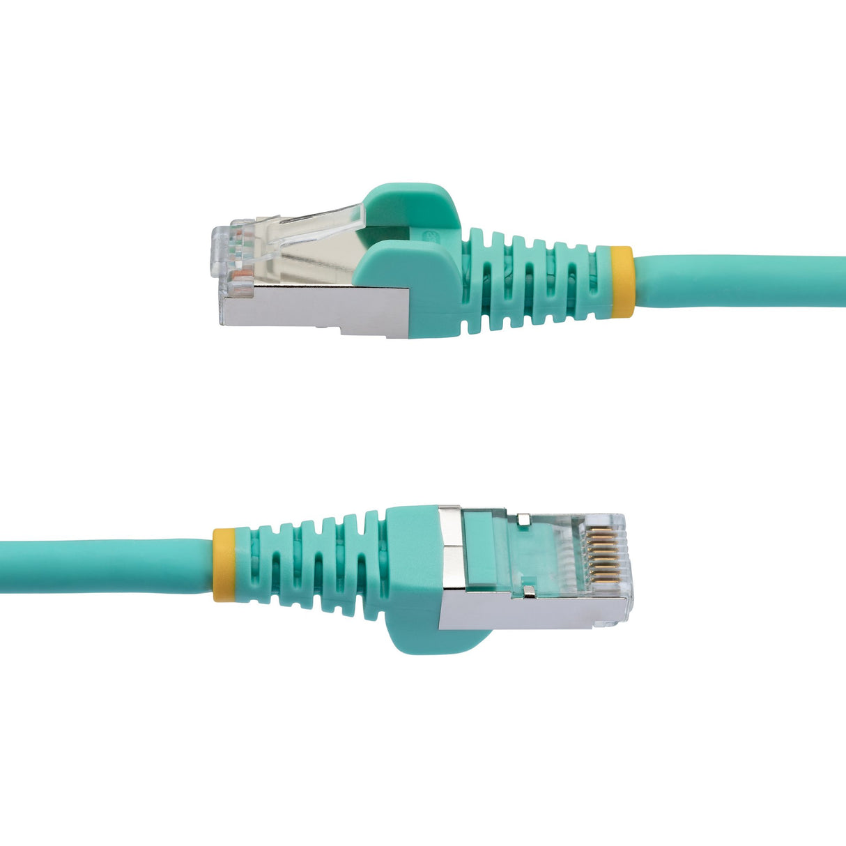 StarTech.com NLAQ-3F-CAT6A-PATCH Cable Color aguamarina 0,9 m Cat6a S/FTP (S-STP)